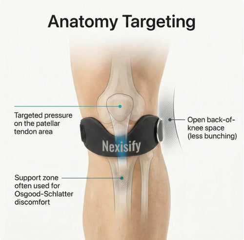Tired of Knee Pain Ruining Runs & Workouts? Try Nexisify Patellar Support Strap