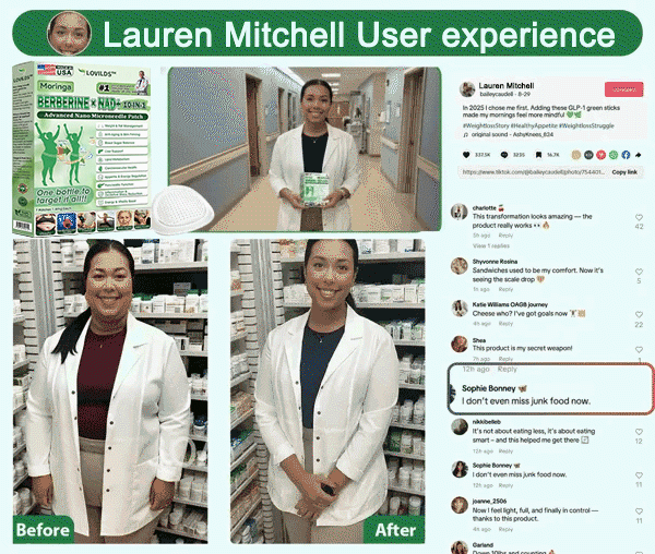 🇺🇸 𝐎𝐟𝐟𝐢𝐜𝐢𝐚𝐥 𝐔𝐒 𝐒𝐭𝐨𝐫𝐞 | 🧑‍⚕️🩺 Doctor-Recommended Daily Metabolic Support LOVILDS® 10-in-1 Moringa · Berberine + NAD+ Nano Patch