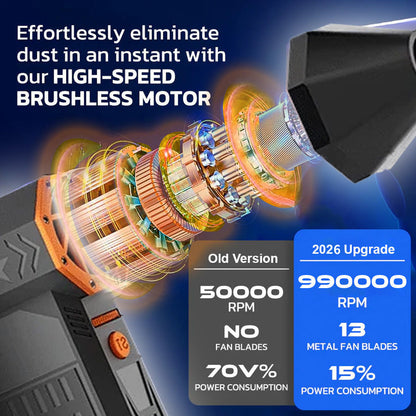 💥 LAST DAY SALE 70% ️OFF ⏳ 2026 Upgrade MOONBIFFY™ FROSTBLAZER 5000W Thermal Snow Blower