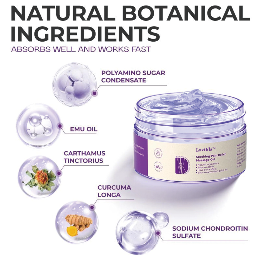 ✨ 70% OFF TONIGHT: LOVILDS™ Turmeric & Emu Oil Pain Relief Gel | Arthritis & Joint Support 🎁